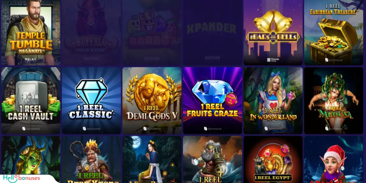 Różne gry kasynowe dostępne na platformie gobet